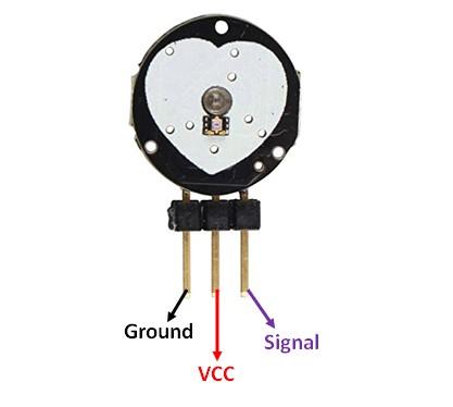 وحدة استشعار نبضات القلب Pulse Heart Rate Sensor Module pulsesensor #30