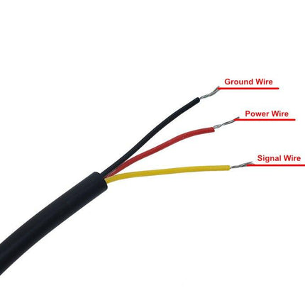 DS1820 Stainless steel package Waterproof DS18b20 temperature probe temperature sensor 18B20, 1M 80PC, 3M 20PC #19