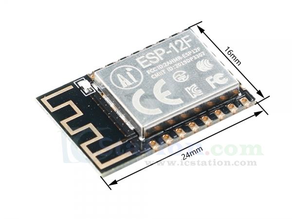 ESP8266 Serial WIFI wireless module WIF wireless transceiver module (Shielding small volume) ESP-12F with shield board#41