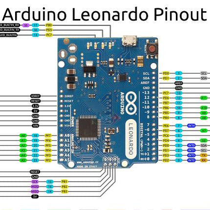 Leonardo R3 مایکرۆکۆنتڕۆڵەر Atmega32u4#43